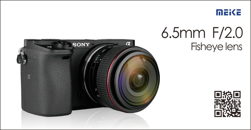 Meke announce new 6.5mm F/2.0 fisheye lens!